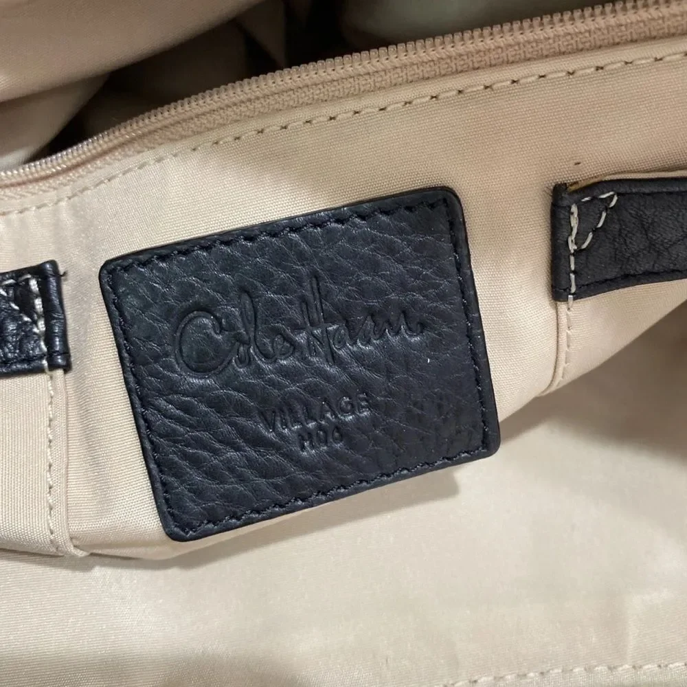 Cole Haan Black and Brown Hobo Bag